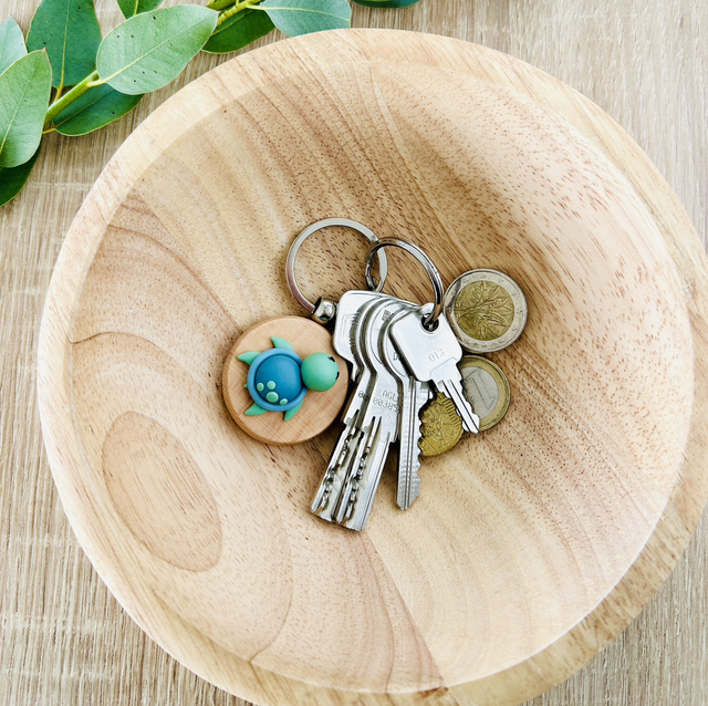 Porte clé "Je nage dans le bonheur"