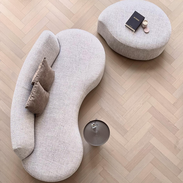  KHOSY® Organic Sofa & Pouf (new)