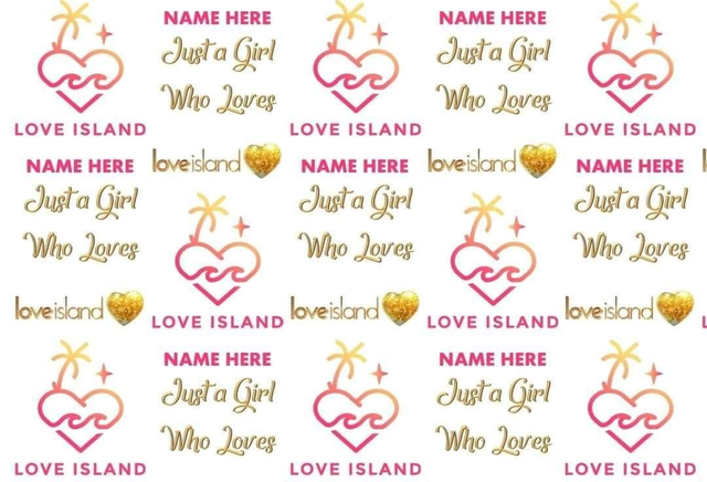Love Island Wrapping Paper 