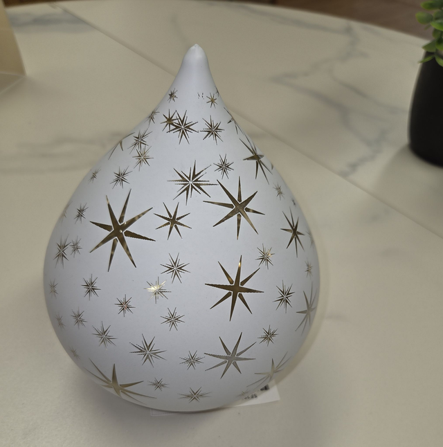 KOLARI goutte led 21cm blanche 