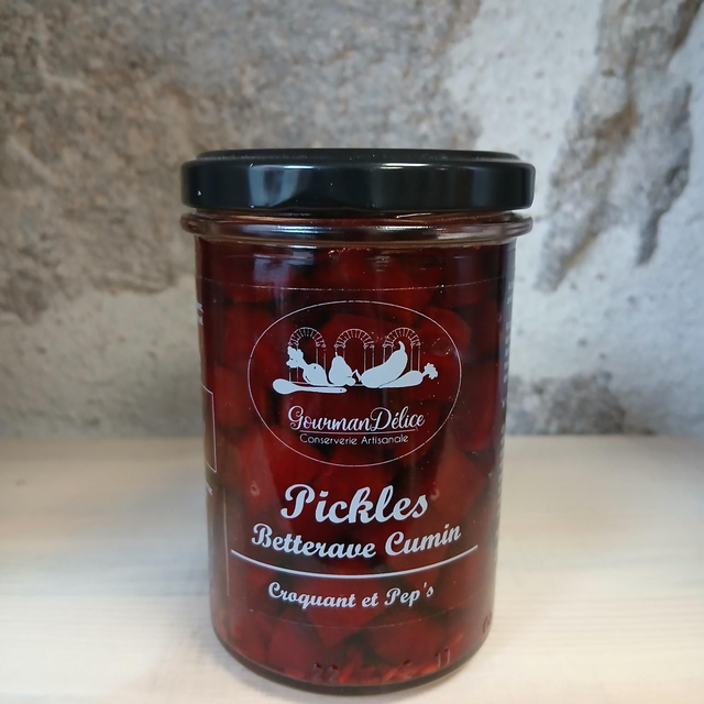 Pickles betterave cumin 210g Haute Loire 