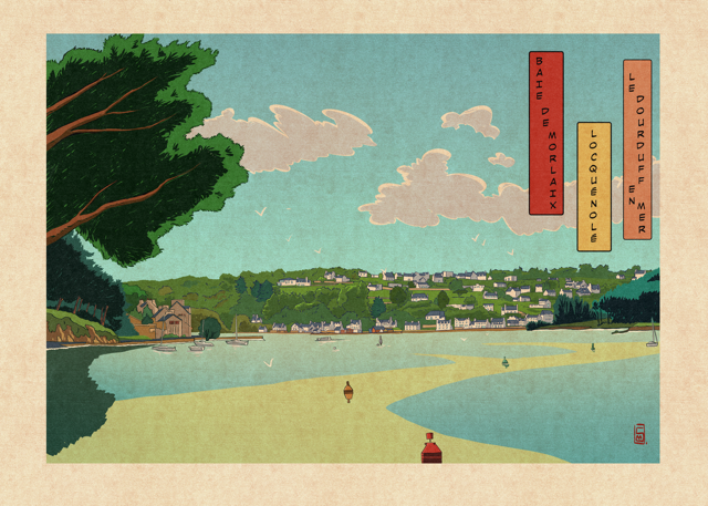 Baie de Morlaix Route de la Corniche