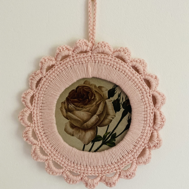 Cadres en crochet 