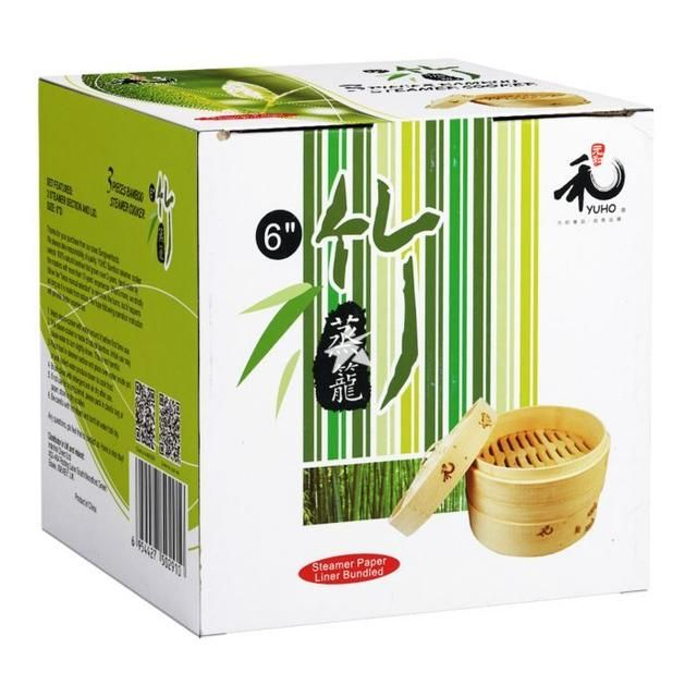 元和 Yu Ho 元和竹蒸笼6“三件套 Yoho 6" Bamboo Steamer Gift Box
