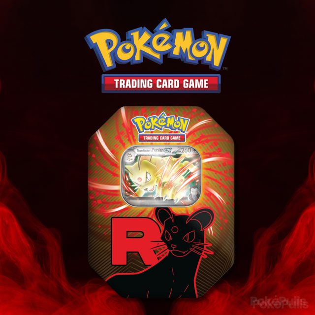 Pokémon TCG: Team Rocket Tin - Team Rocket's Persian (julkaisu 5.9.2025)