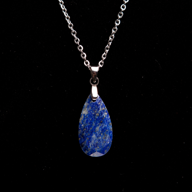 Pendentif goutte facettes (3 modèles)