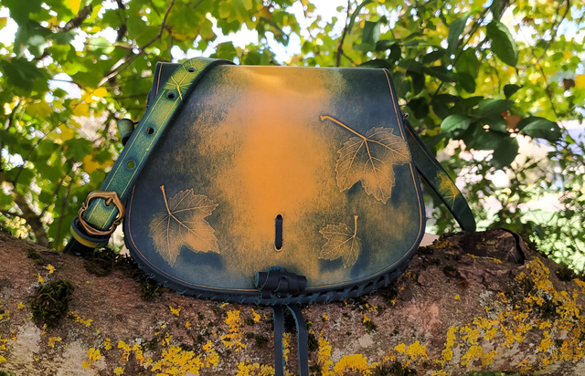 Sac taille S- Tout teint érable vert