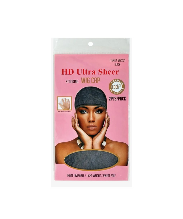 HD Ultra Sheer Wig Cap - Black