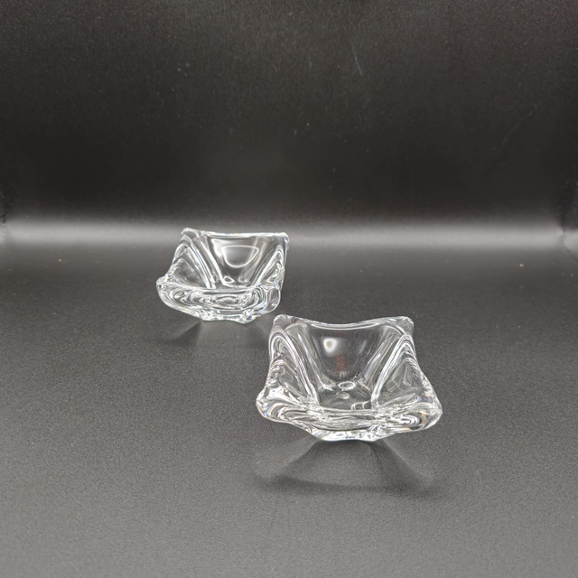 Paire de salerons Daum France 