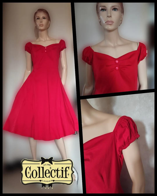 Robe Collectif Dolores Rouge T42/44