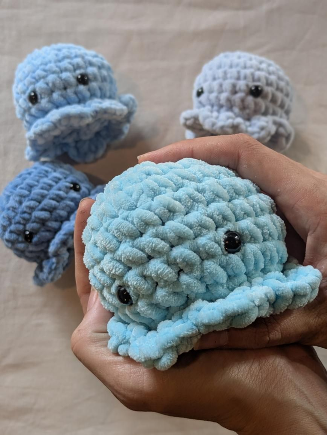 Poulpy doux Bleu clair 