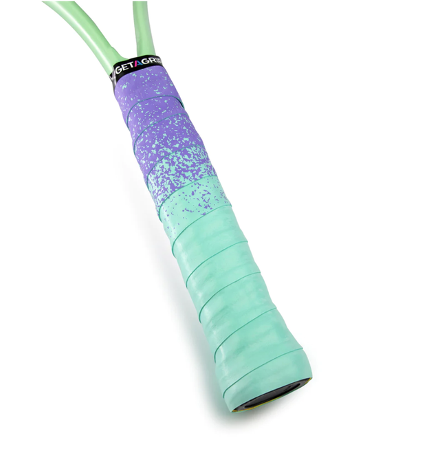 #Zap! Get A Grip - Purple + Mint (Tennis, Badminton, Padel, Pickleball &amp; Squash)