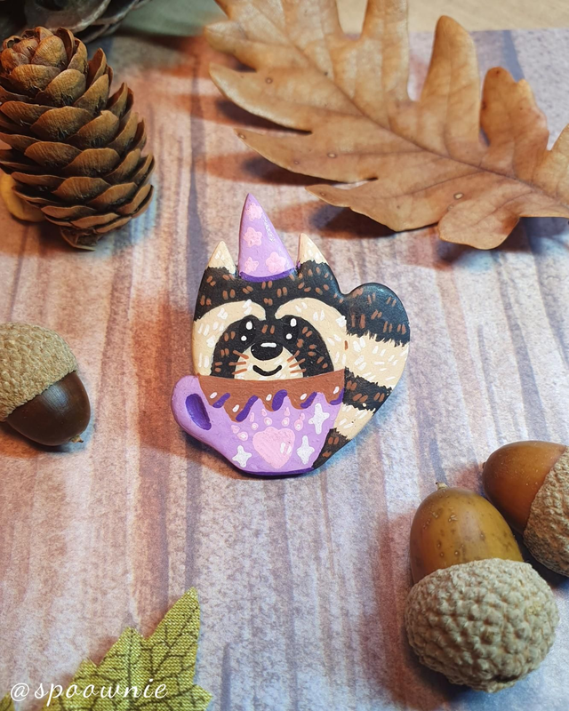 Pins Raton-laveur Magicien