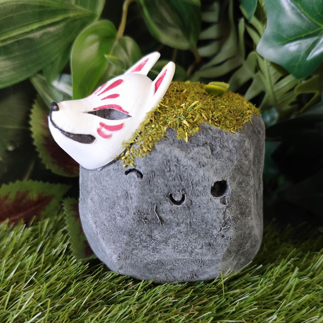 Golem - masque de kitsune