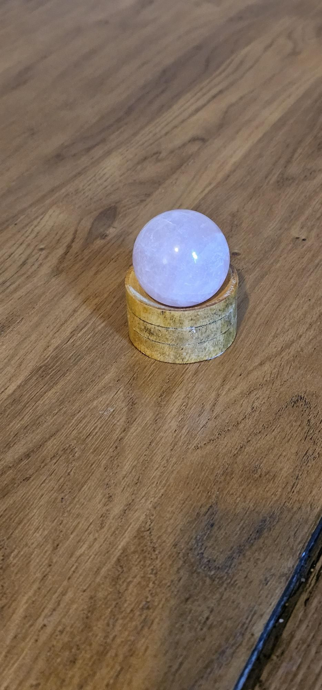 Rose Quartz with stand 
