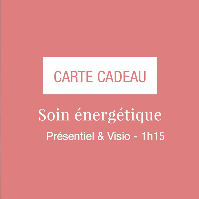 Soin énergétique - Carte cadeau