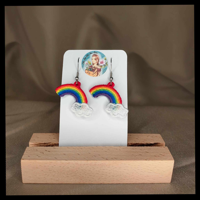 Boucles d&#039;oreilles Arc-en-ciel