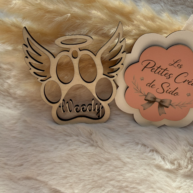 Ornement commemoratif chien 
