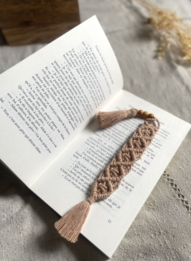 Marque-page collection Emma – Rose poudré