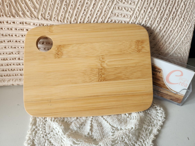 Planche apéro à graver "texte" ( petite)