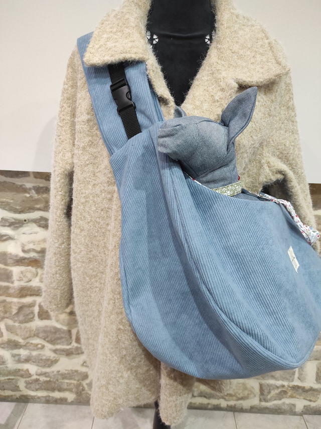 Sac de transport pour chien &amp; chat "Jardin d'Azur" 