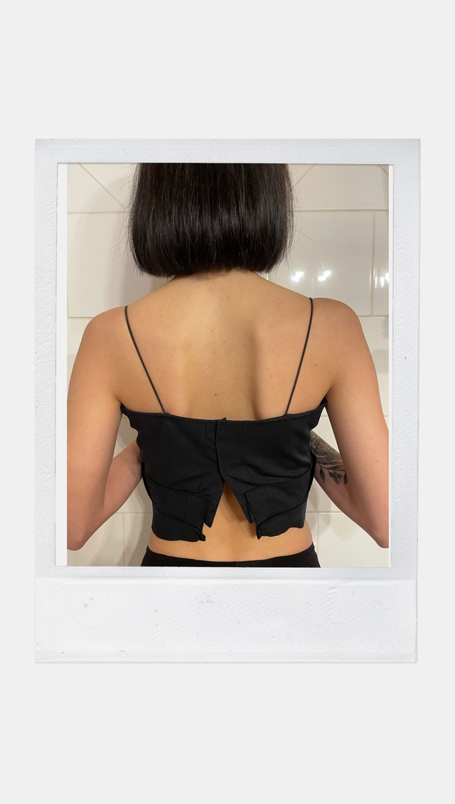 (Prototype) Bustier Upcycled - Avec Dentelle - XS