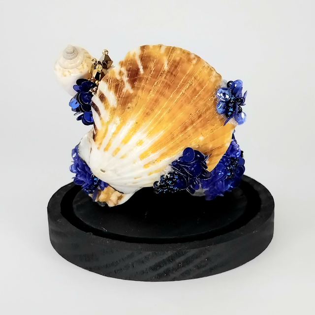 Sirènea Bleu nuit et Or clair