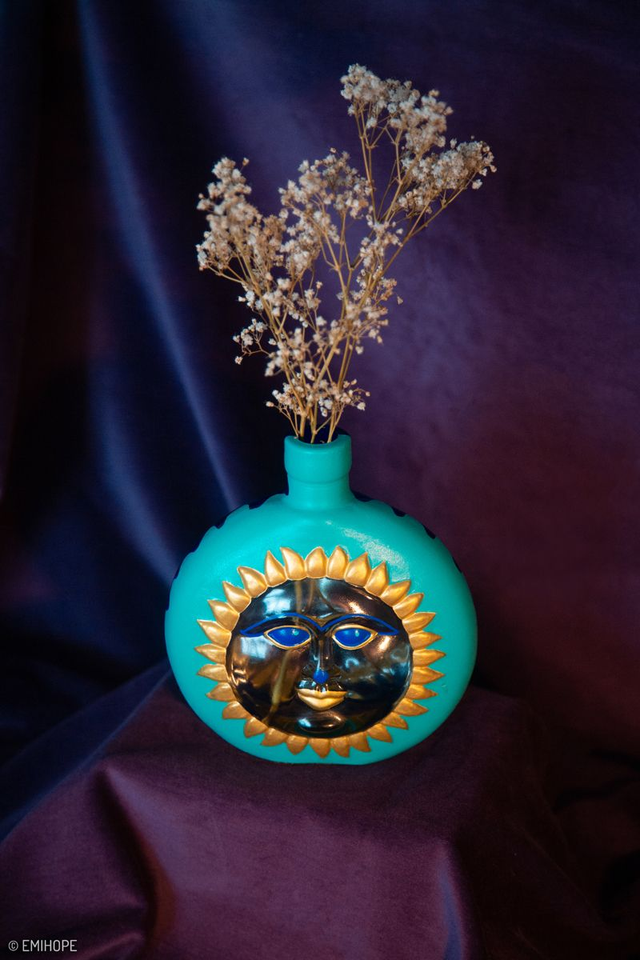 VASE BLUE SUN
