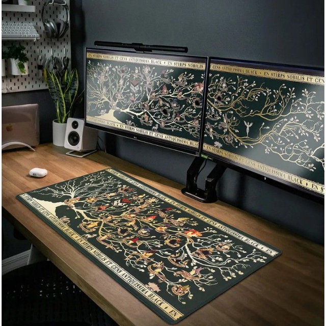 Mousepad XXL - HARRY POTTER - Black Family Tapestry