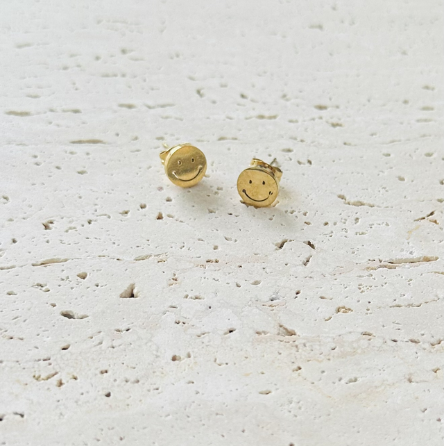 Oorknopjes smiley 