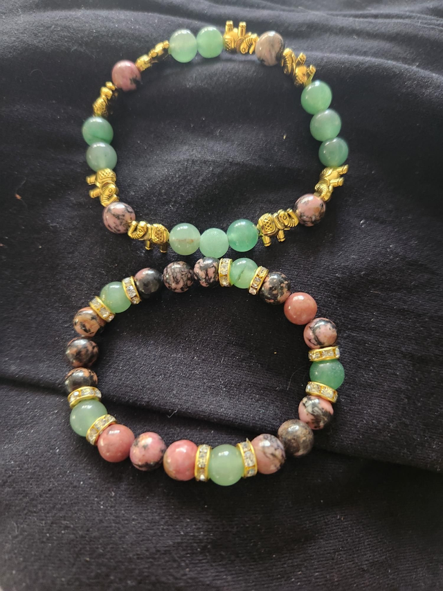 Crystal bracelets made for assistance with migraines 