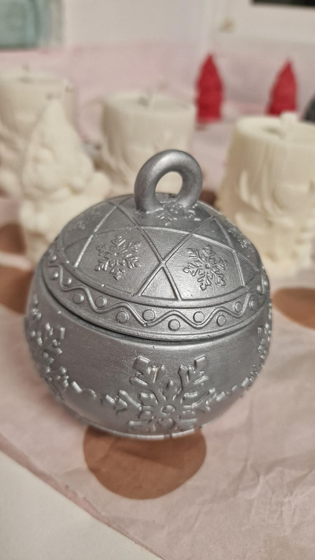 Vela bolita de Navidad