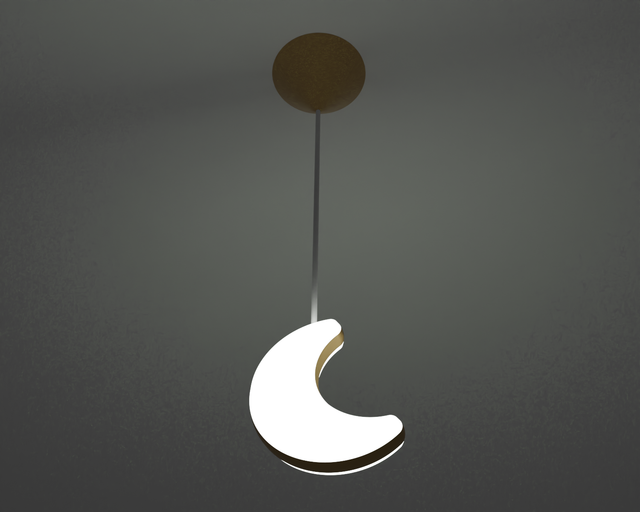 SWEET DREAMS - Lune phosphorescente pour bébé (suspension)