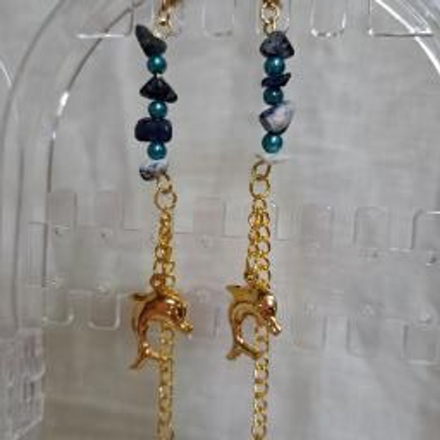Boucles d'oreilles "Dauphin Enchanté" : Un voyage vers un monde marin féerique