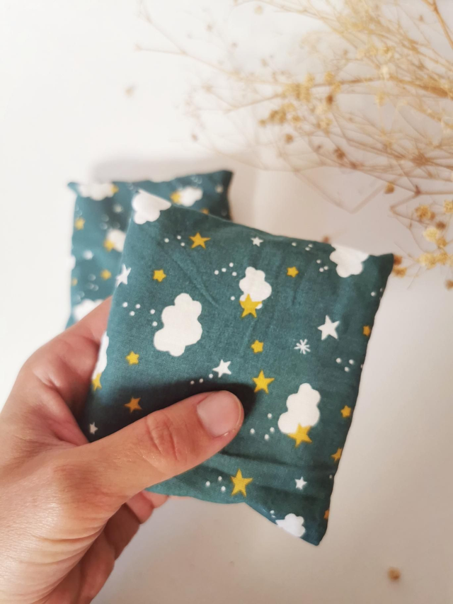 Bouillotte sèche de poche "nuage" 