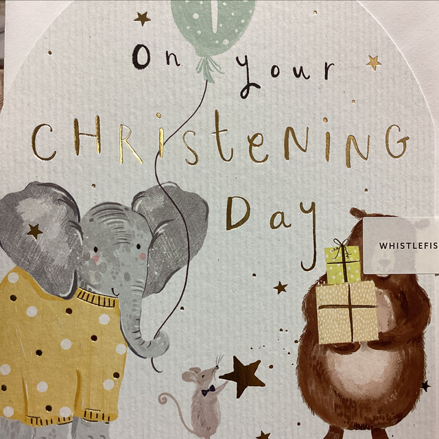 Baby Congratulations- Christening WF