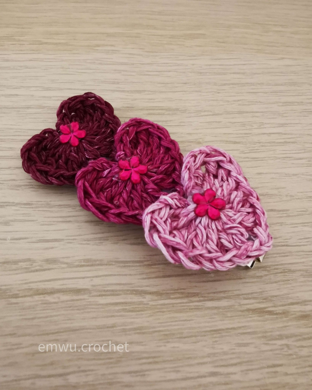 💗 Barrette Self-Love - Rose dégradé strass