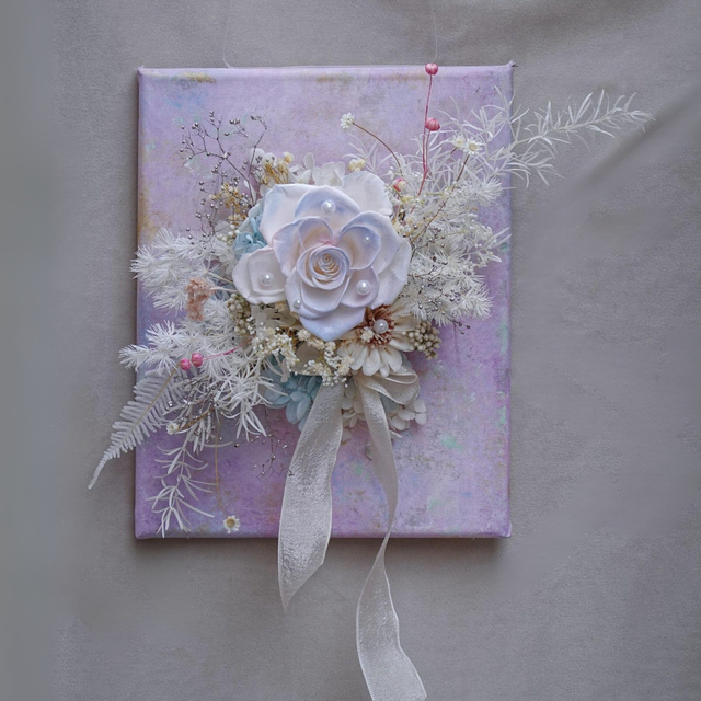 Starblush | Preserved Flower Gift | 3D Flower Canvas | One-of-a-Kind Artwork