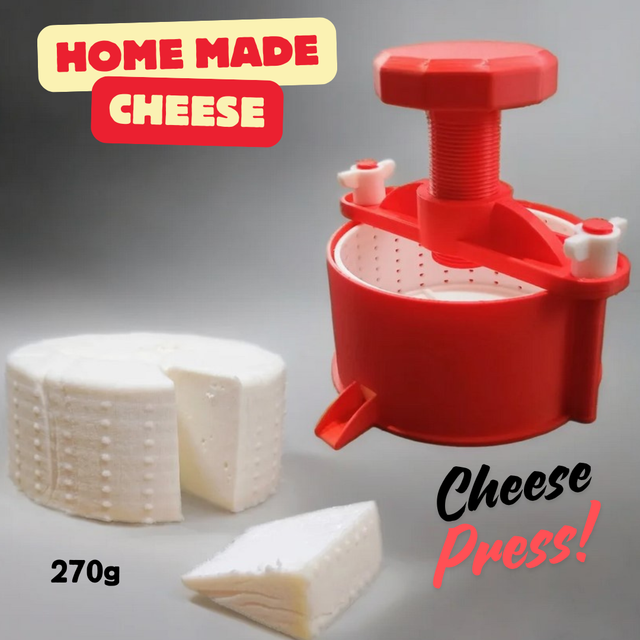Eco-Friendly Cheese Press | Homemade Cheese Mould 250-270g | Make Your Own Cheese!