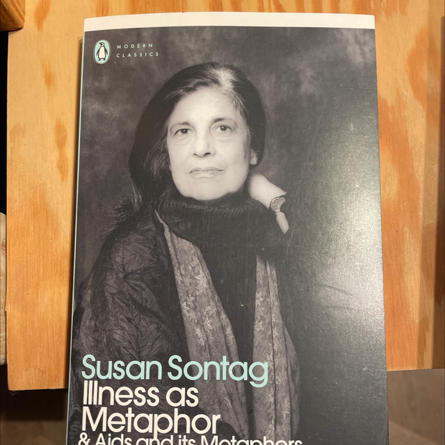 Susan Sontag Illness As Metaphor