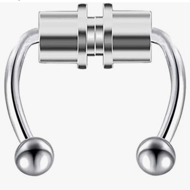 Magnetic Septum Ring - Silver 