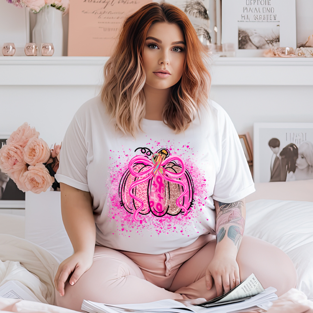 Pink Pumpkin Power T-shirt 
