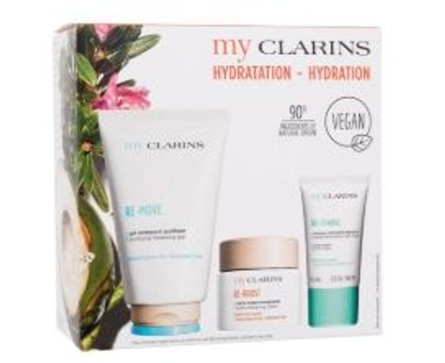 Zestaw Clarins Re-Move Detoxify Dermo-Cleansiing Gel 125ml + Re-Boost Hydra-Energizing Cream 50ml + Re-Charge Detox-Replumping Night Mask 15ml