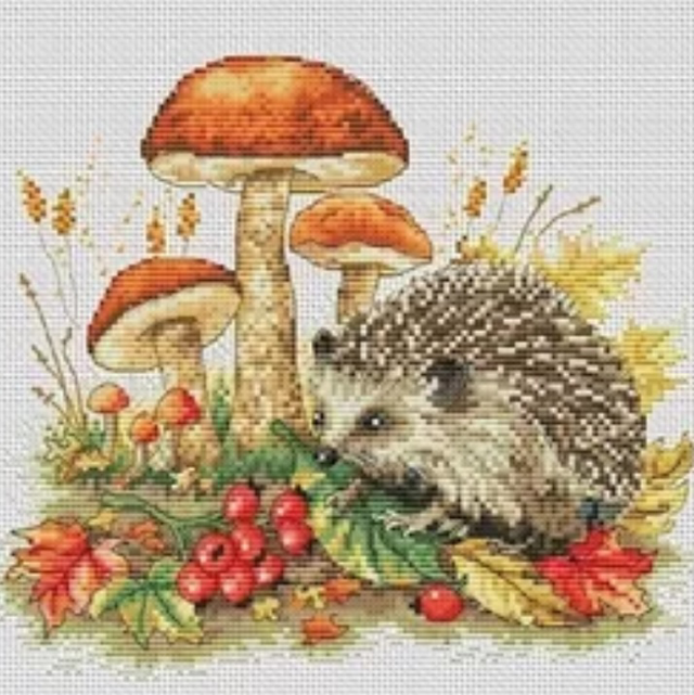 VDV Hedgehog Counted Cross Stitch Kit