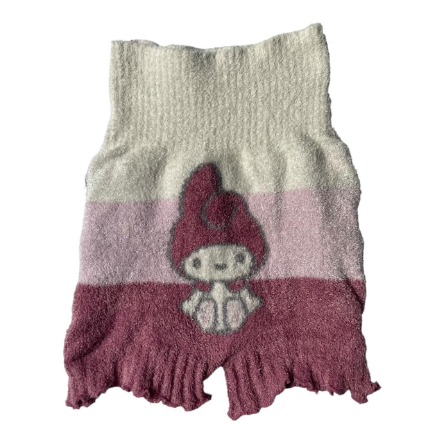 Japanese Brand Sanrio My Melody Fluffy Knit Shorts