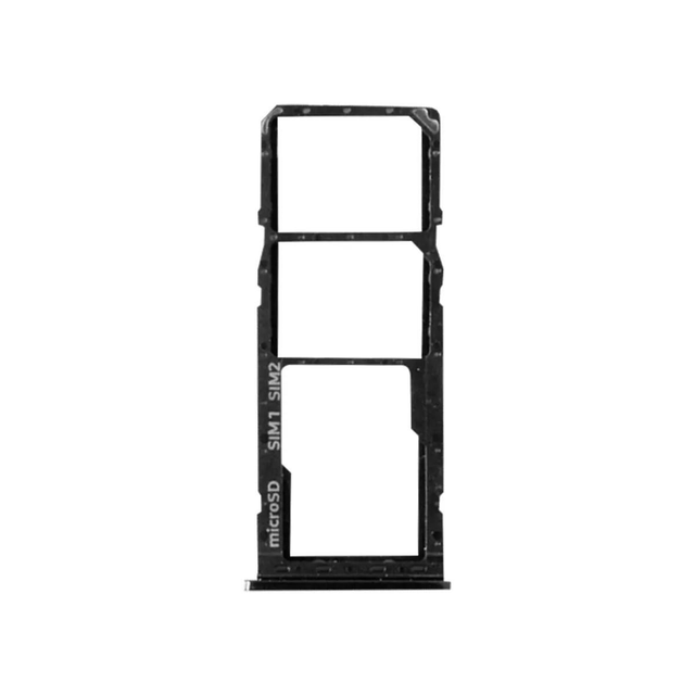 Tiroir carte sim  Samsung A50 2x Nano SIM et Micro SD noir