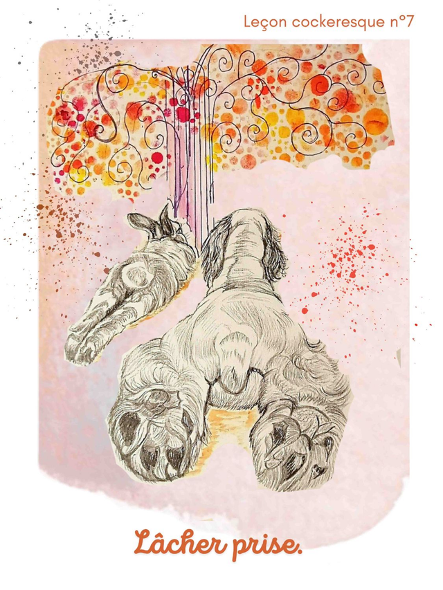 Affiche illustration lâcher prise