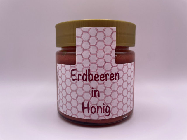 Erdbeeren in Honig 250g