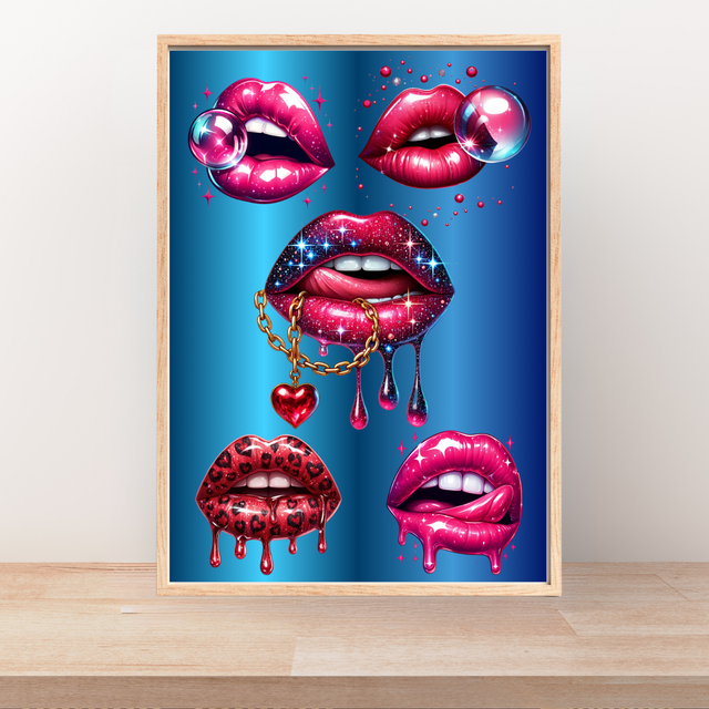 Lèvres Bubble Glam — Fun Pop & Charme Sauvage