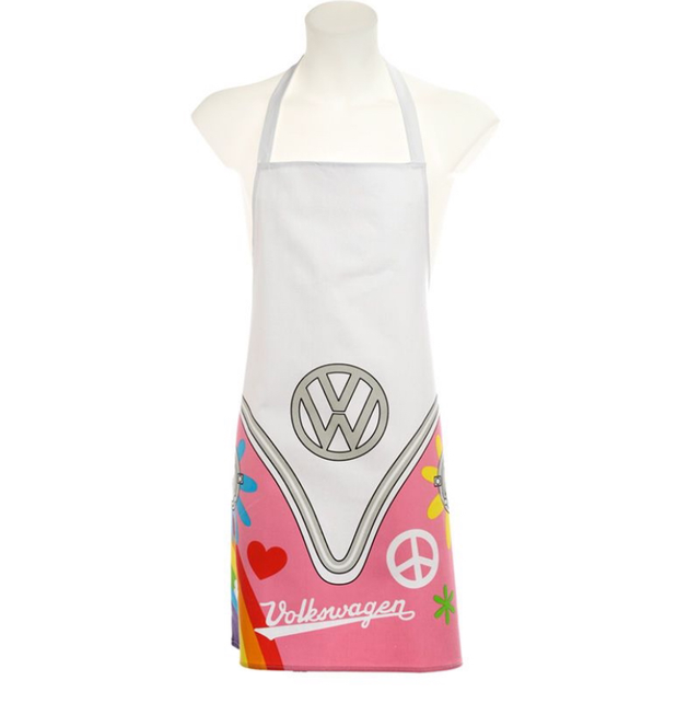 VW Camper Van pink Apron